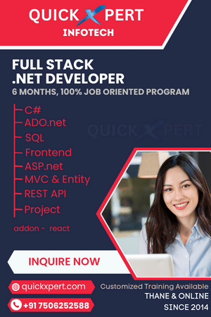 Full Stack Dot Net Developer Training Syllabus & Job Oriented Course