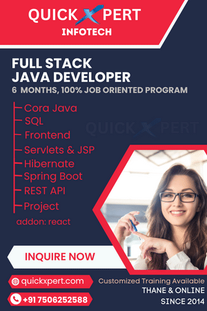 Full Stack Java Developer Training Syllabus & Job Oriented Course
